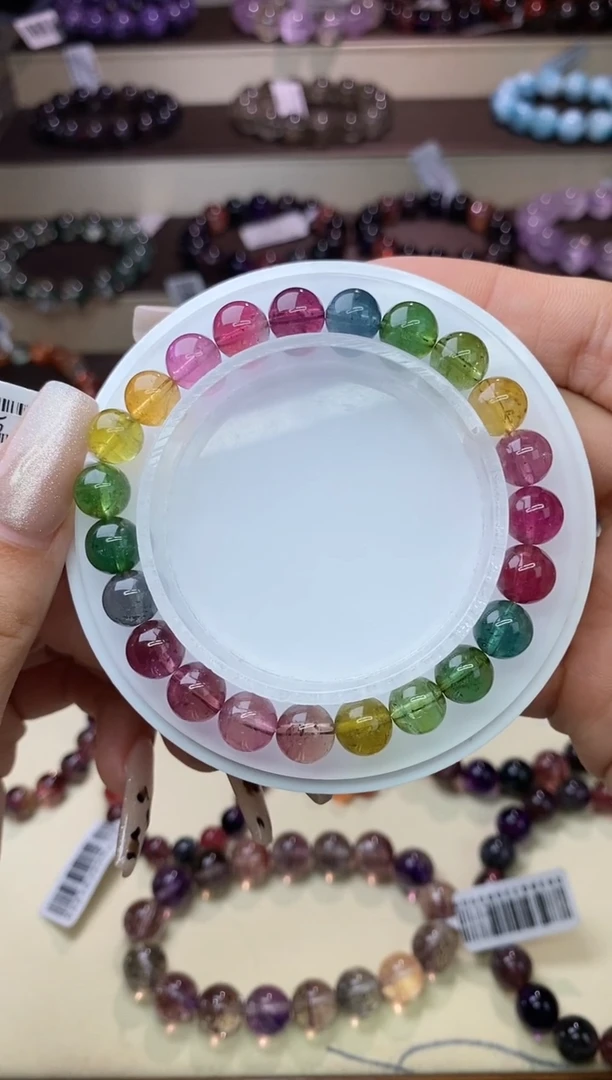 【闪购商品】碧玺手链未镶嵌色标碧玺8m+（多样性发其一）
