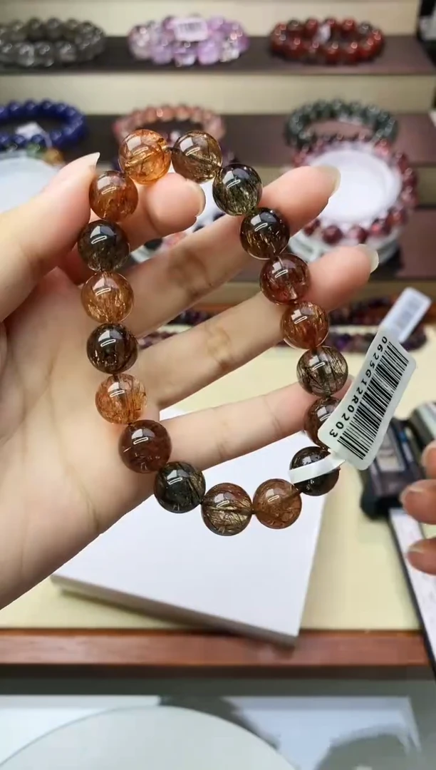 【闪购商品】水晶手链未镶嵌黑金超七单圈11m+