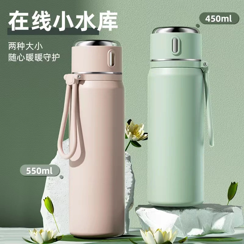 新款不锈钢316保温杯儿童大容量上班族便携保温壶家用学生真空