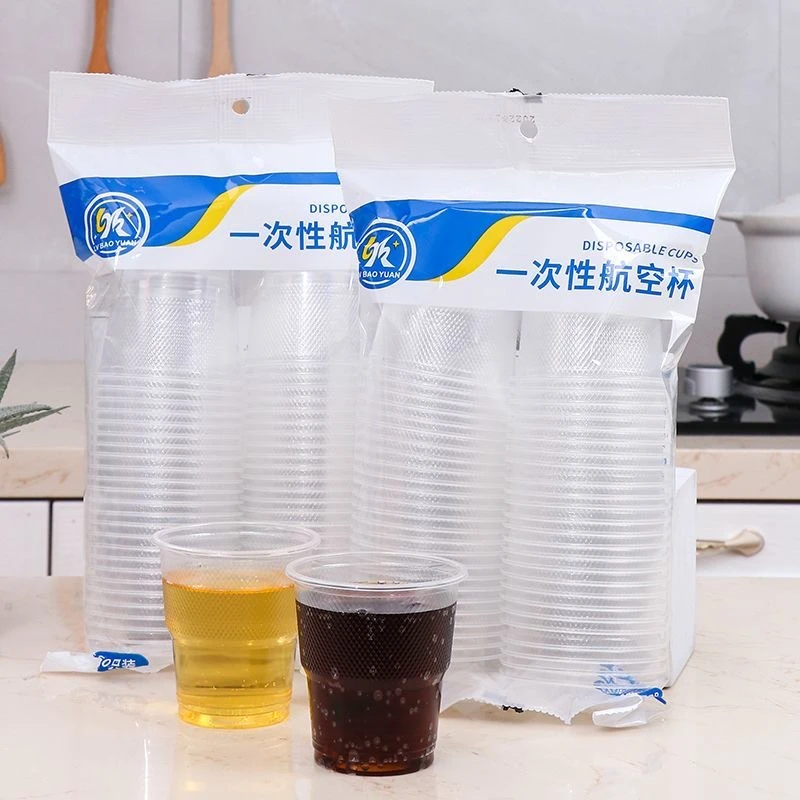 三包150只一次性杯子软质款厂家直销批发饭店烧烤店超市专用