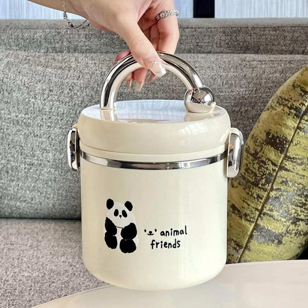 304不锈钢超长保温饭盒上班族便携带饭桶24小时便当盒饭菜汤壶碗