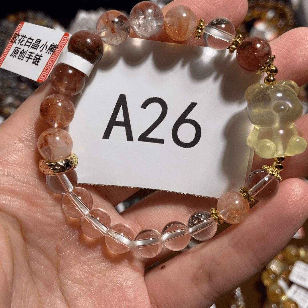 水晶手链未镶嵌A26 胶花