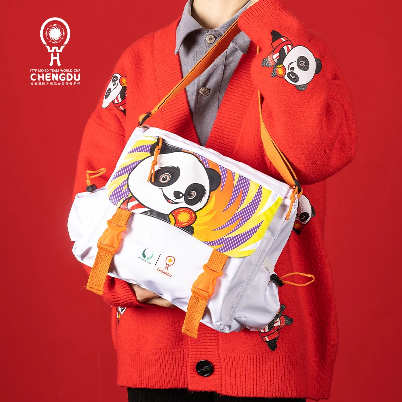 【乒乒工装包】成都国际乒联混合团体世界杯大容量单肩包
