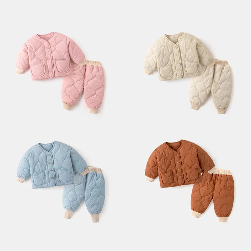 【现货】婴儿棉袄宝宝棉服套装秋冬加厚嘟嘟家BZB110DCF253