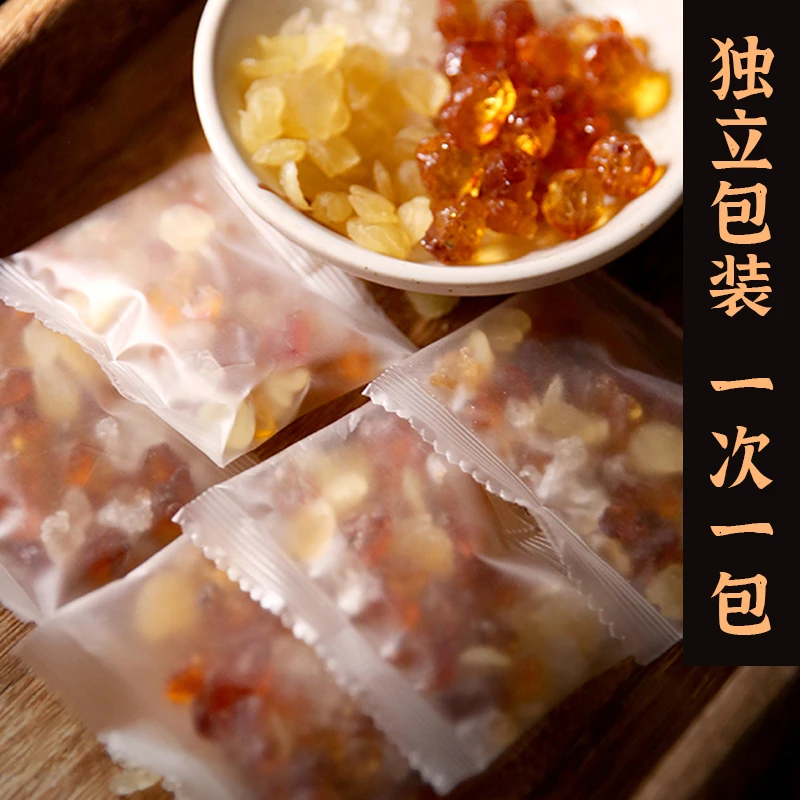 桃胶皂角米雪燕组合120g/包食用品质自然滋补干净便携