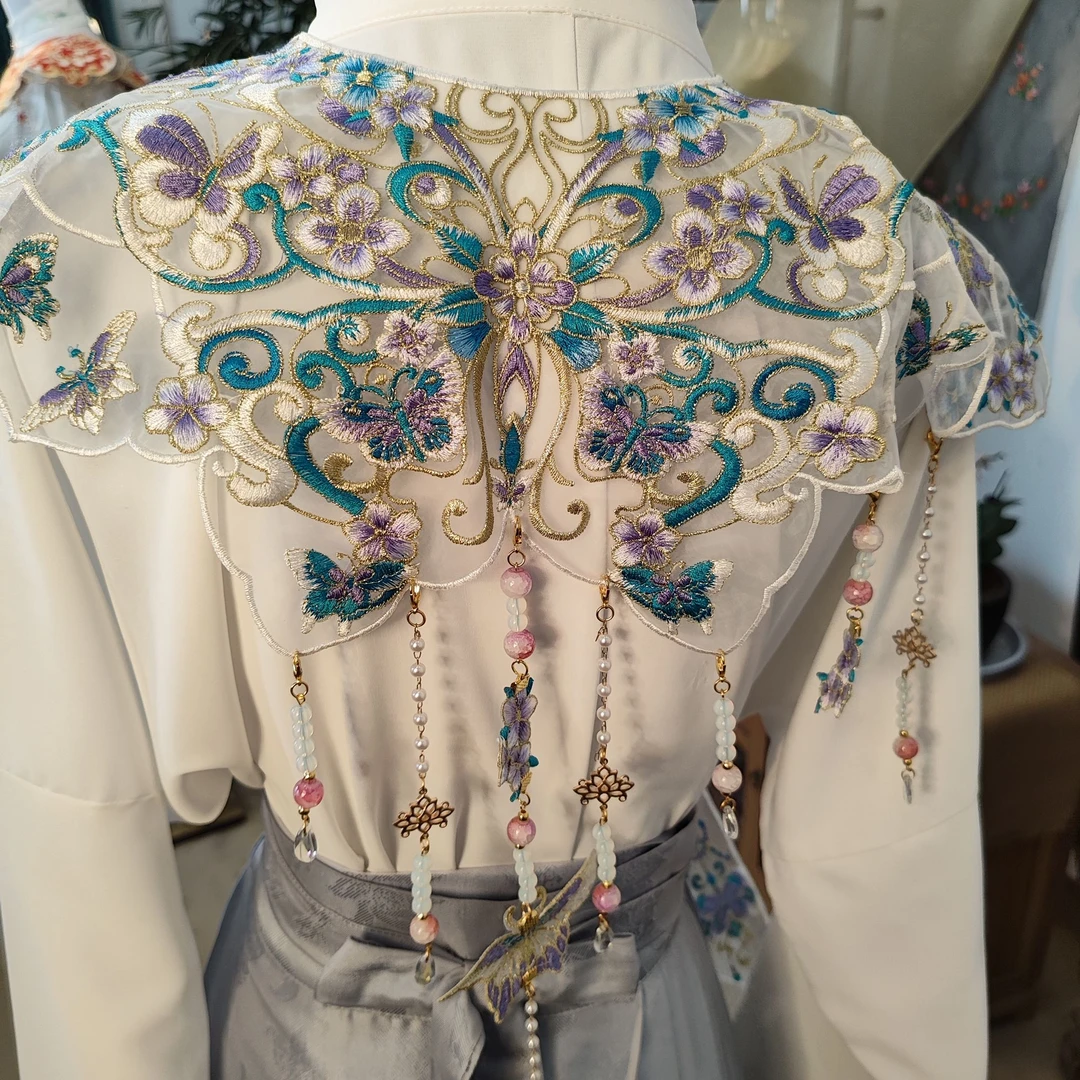 洛如嫣【福蝶游梦】披肩民族风中国风汉元素传统女生民族特色