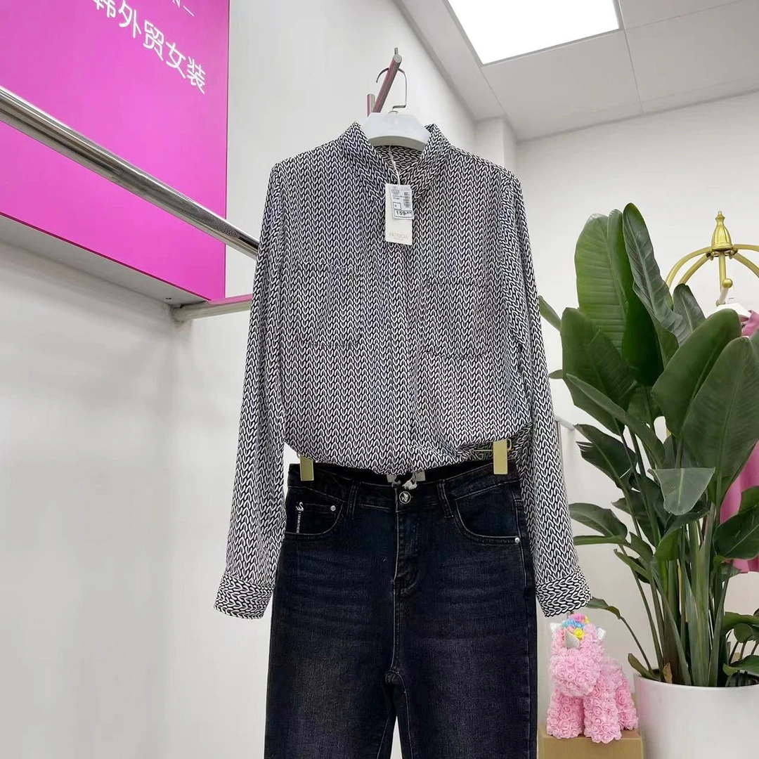 【小小彬外贸】159镑外贸高货春夏时尚气质百搭女装衬衣