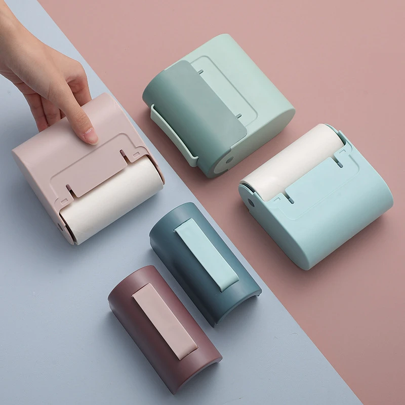 可撕式滚筒粘毛器便携粘尘纸宠物猫衣物除毛毡滚子去毛