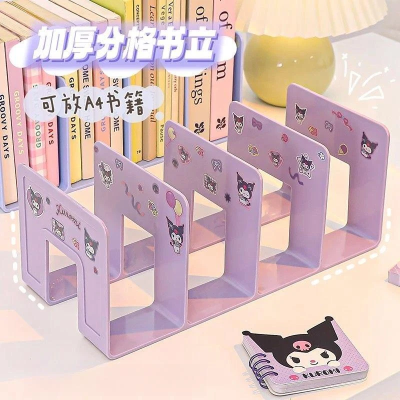 【到手2个装】加厚亚克力书立架高颜值分隔架学生桌面课本收纳书立