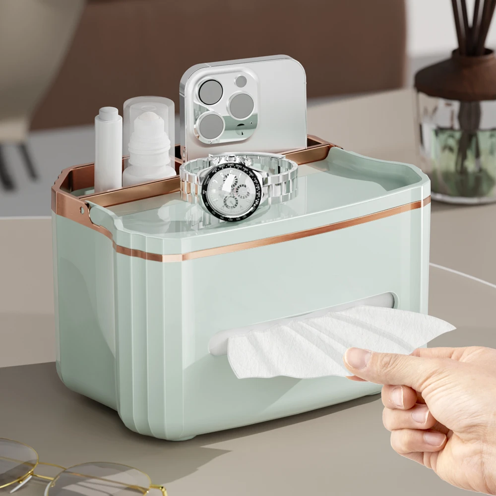 卫生纸盒家用客厅茶几饭厅创意可爱简约轻奢多功能遥控器收纳纸巾