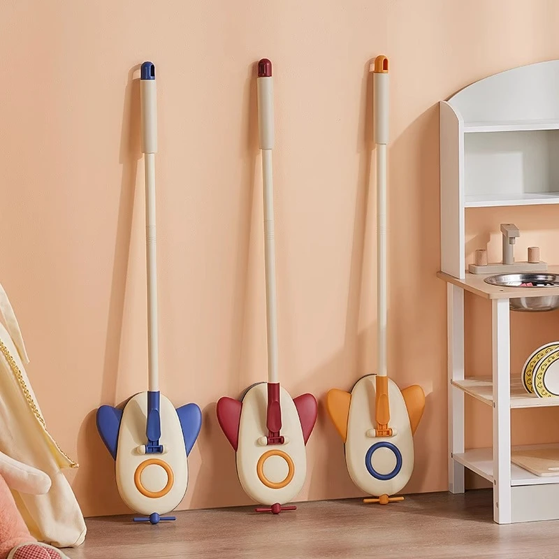 儿童拖把家用小孩宝宝专用幼儿园小朋友拖布套装拖地工具迷你地拖