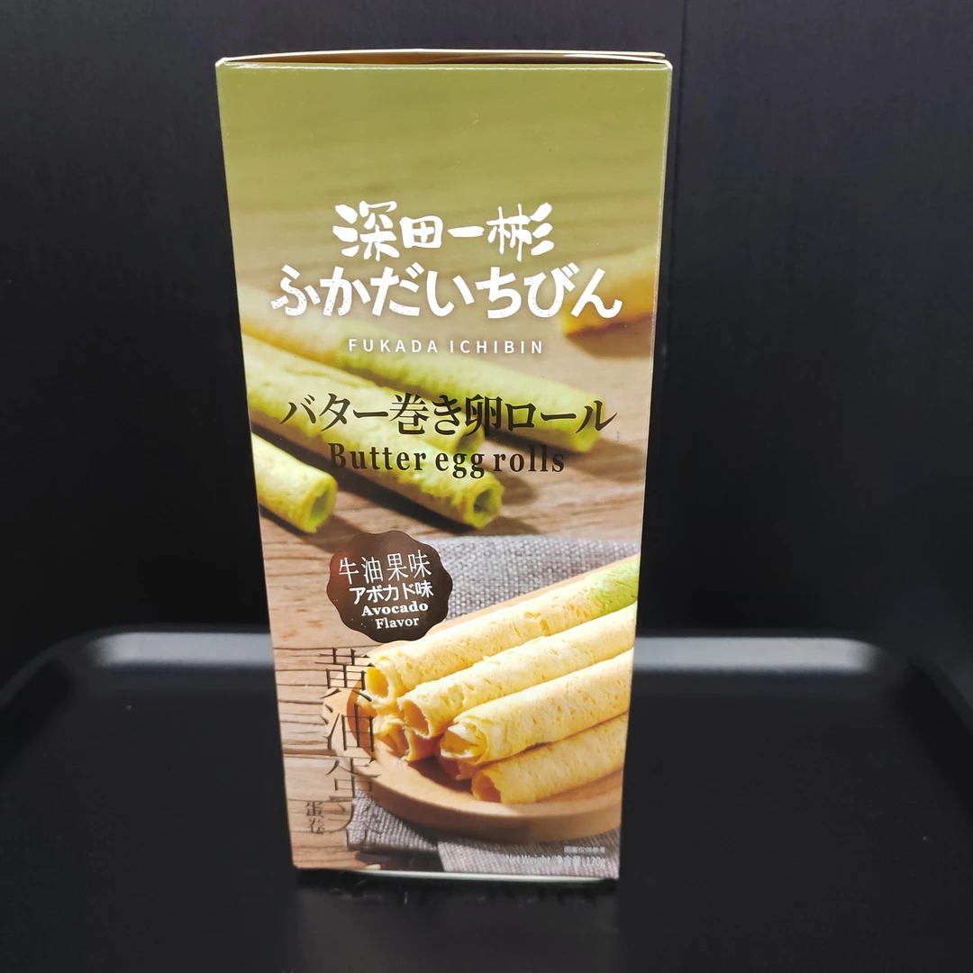 深田一彬盒装黄油蛋卷120g零食下午茶