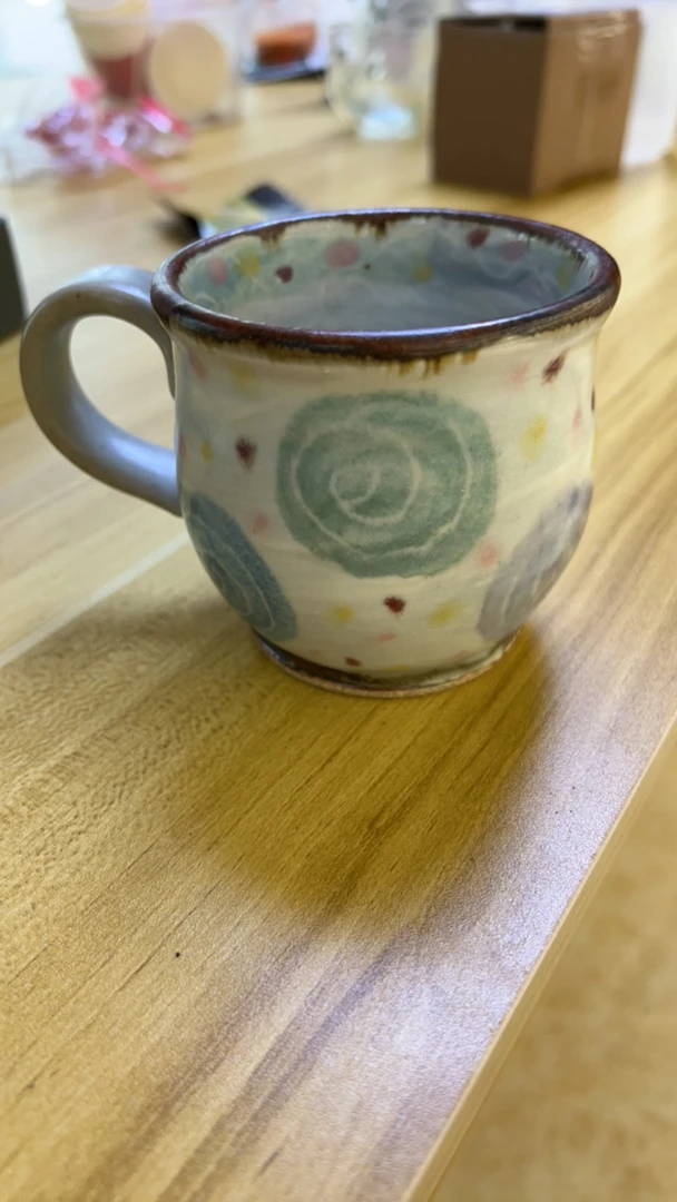 益子烧 晕染马克 咖啡杯
