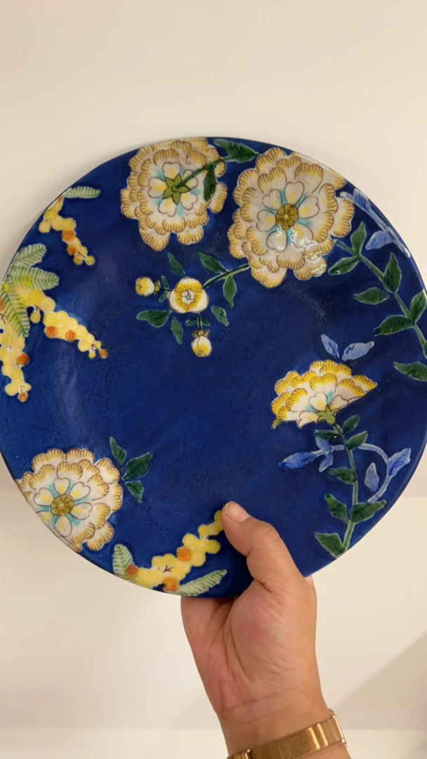 稻积佳谷 大皿 26cm x 3.8cm