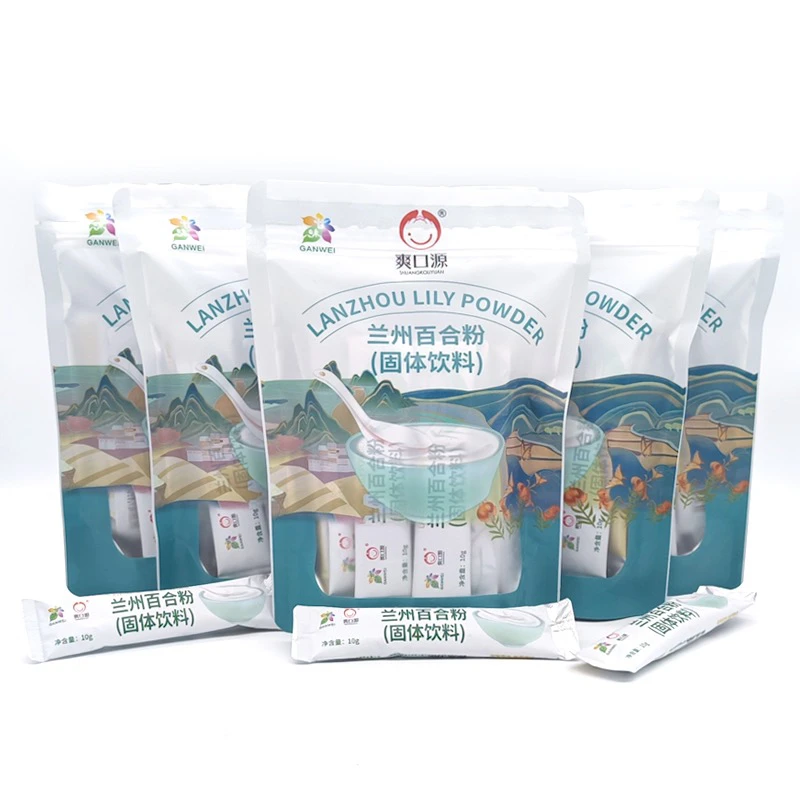 精选兰州百合粉180g*3袋装无糖款 方便冲饮严选营养营养原味食用
