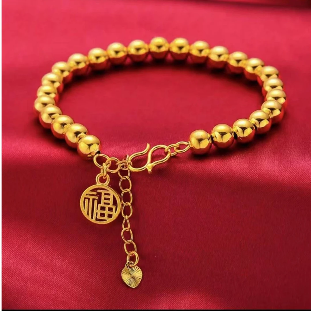 【金灿祥】秘饰专属福字转运珠手链