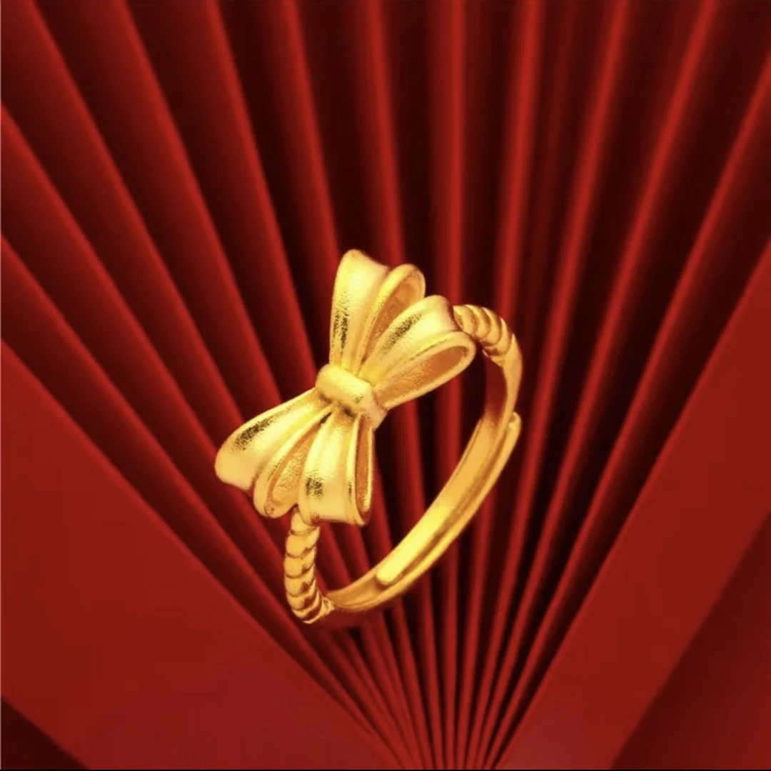 【金灿祥】属甜美蝴蝶结戒指