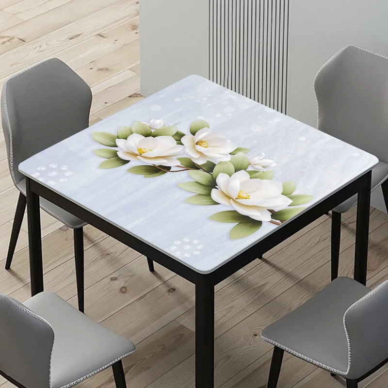 方桌垫餐桌茶几长方形桌布茶几布桌台布防水防油防烫免洗轻奢高档
