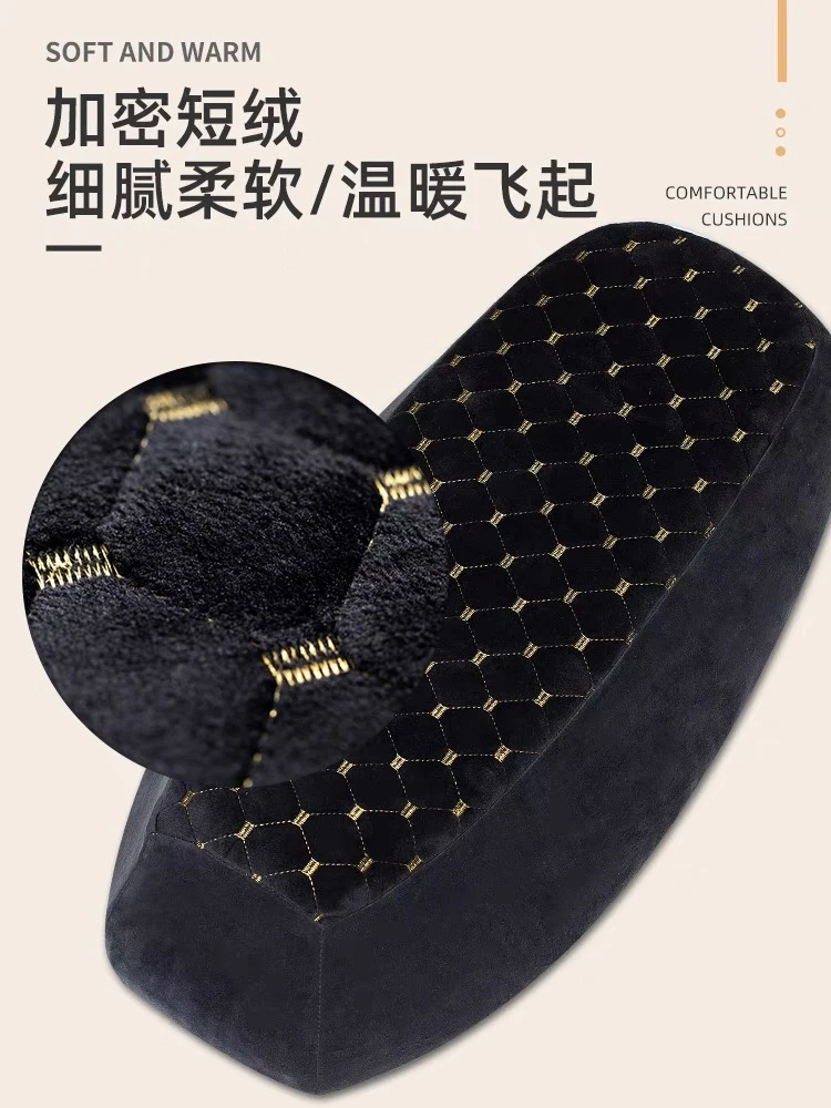 电动车坐垫套加绒加厚秋冬毛绒踏板摩托车座套电瓶车座套四季通用