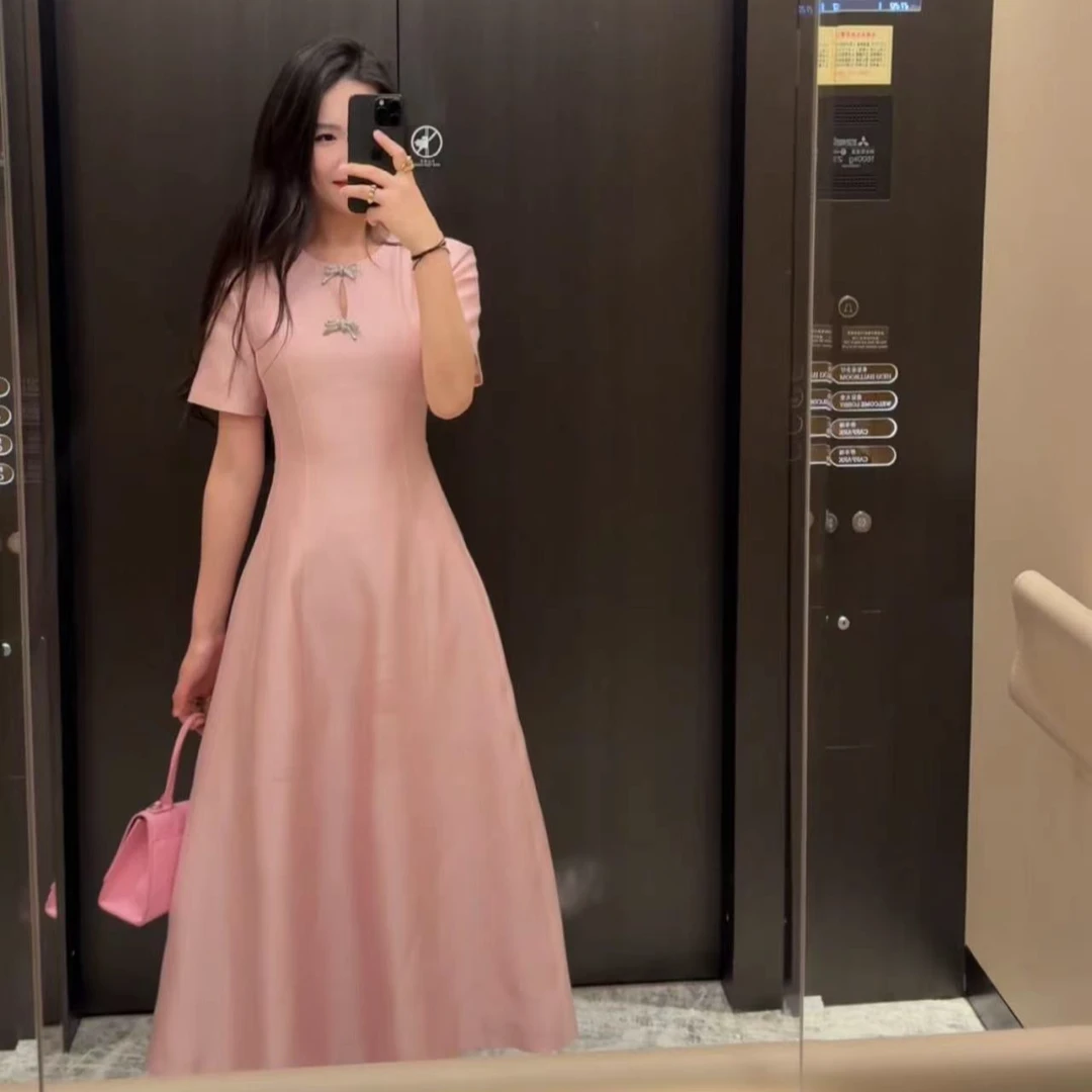 XIANPIN/鲜品【手写情书】新款夏季法式气质显瘦连衣裙