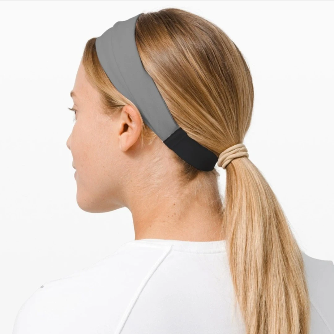 【lulu平替】头带运动发带跑步健身时尚户外夏季透气宽边舒适导汗带