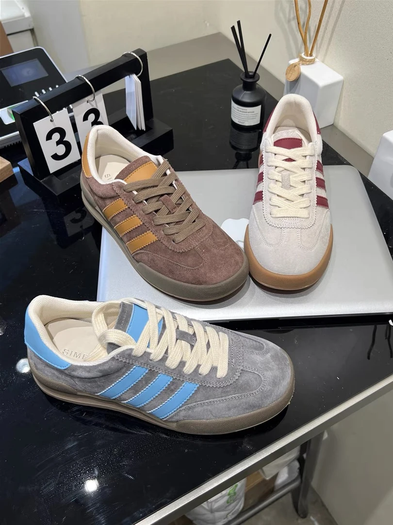 女鞋时尚板鞋德训鞋32112