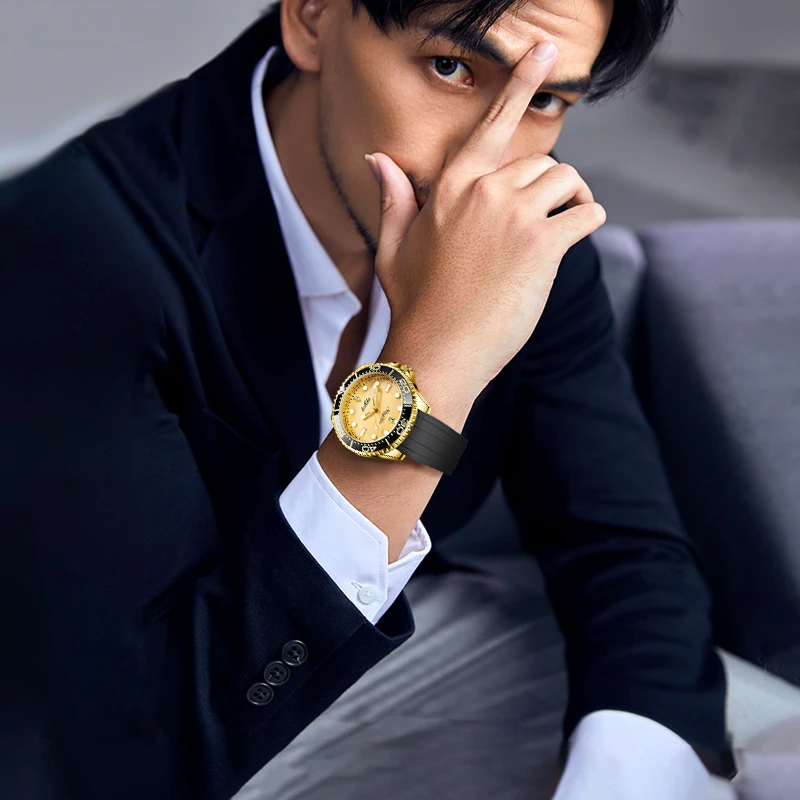 金游艇系列 经典高端男士全自动手表-LSK8005-1-B