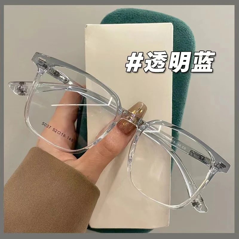超轻TR90方形眼镜韩版潮专业近视可配有度数男女同款平光眼睛框架