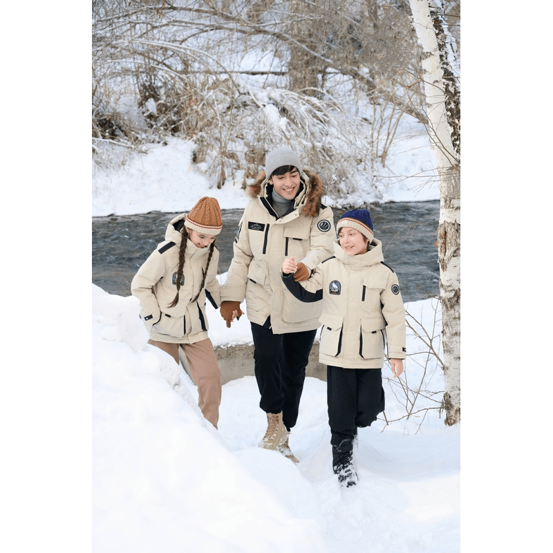 【燕麦色】波司登2023儿童羽绒服轻量极寒蓄热升温加厚T30142150