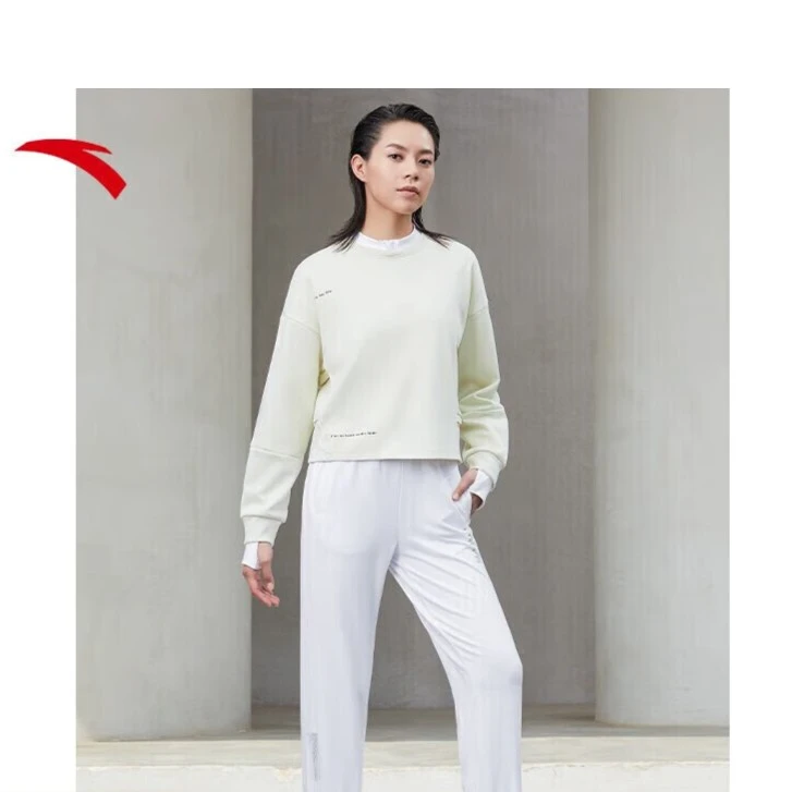 安踏丨易打理女服秋冬新款休闲通勤加绒保暖运动卫衣162247728