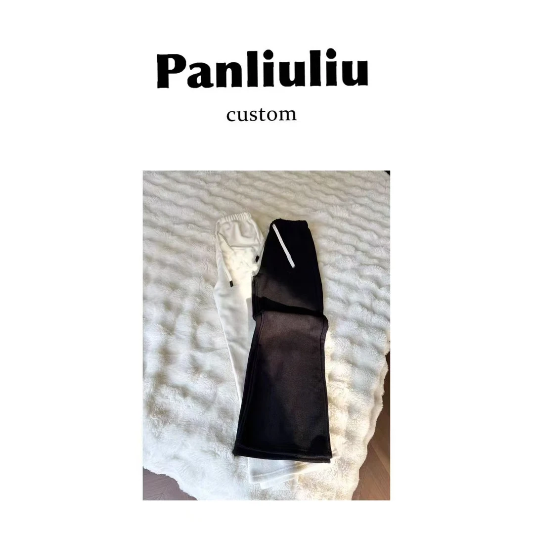 Panliuliu&【片刻定格】秋冬简约时尚百搭显瘦加绒加厚休闲裤L81383