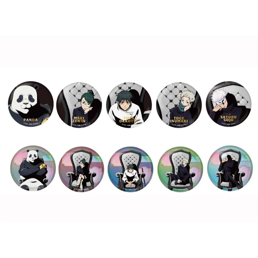 【轻音少女】咒术回战 白椅子吧唧/黑金吧唧 系列盲盒（默认代拆）