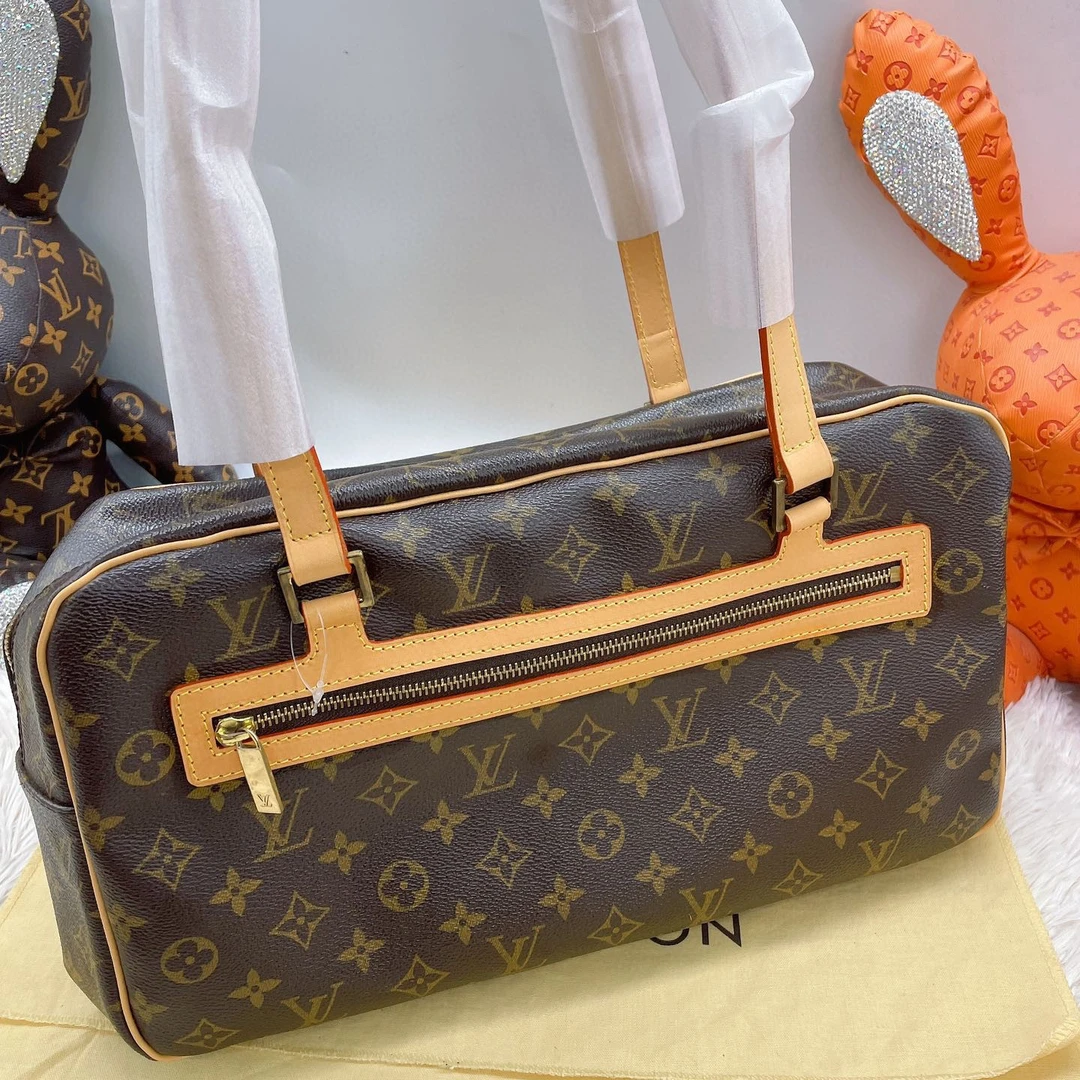 95新 LouisVuitton/路易威登 Lv开口笑方盒子大号包斜跨中古