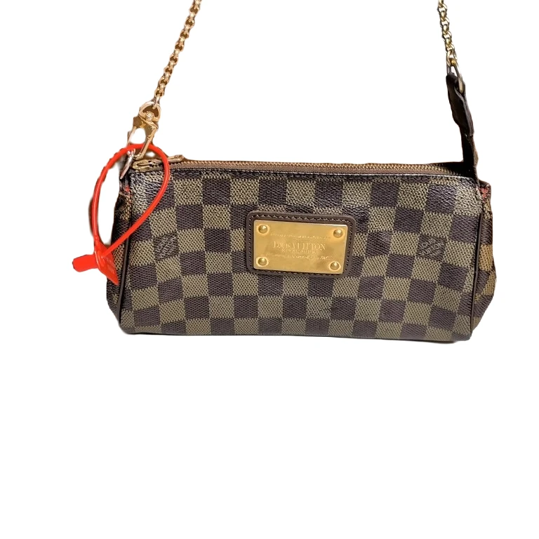 修复品二奢包包Eva棕色棋盘格，斜挎链条包