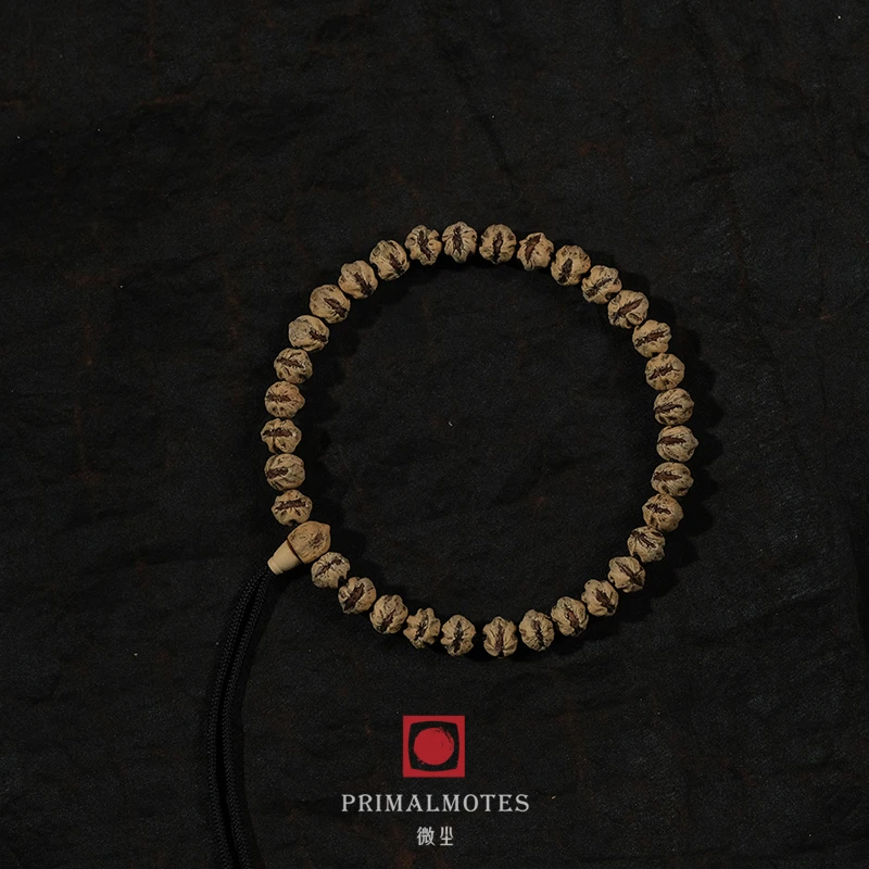 PRIMALMOTES【无编号原桩横打】鬼热振百香文玩手串柏香籽菩提佛珠