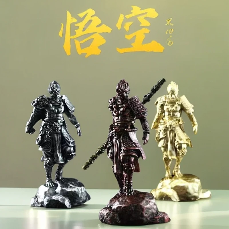 3D打印黑神话悟空桌面摆件中式孙悟空玩具电竞手办模型鱼缸工艺品