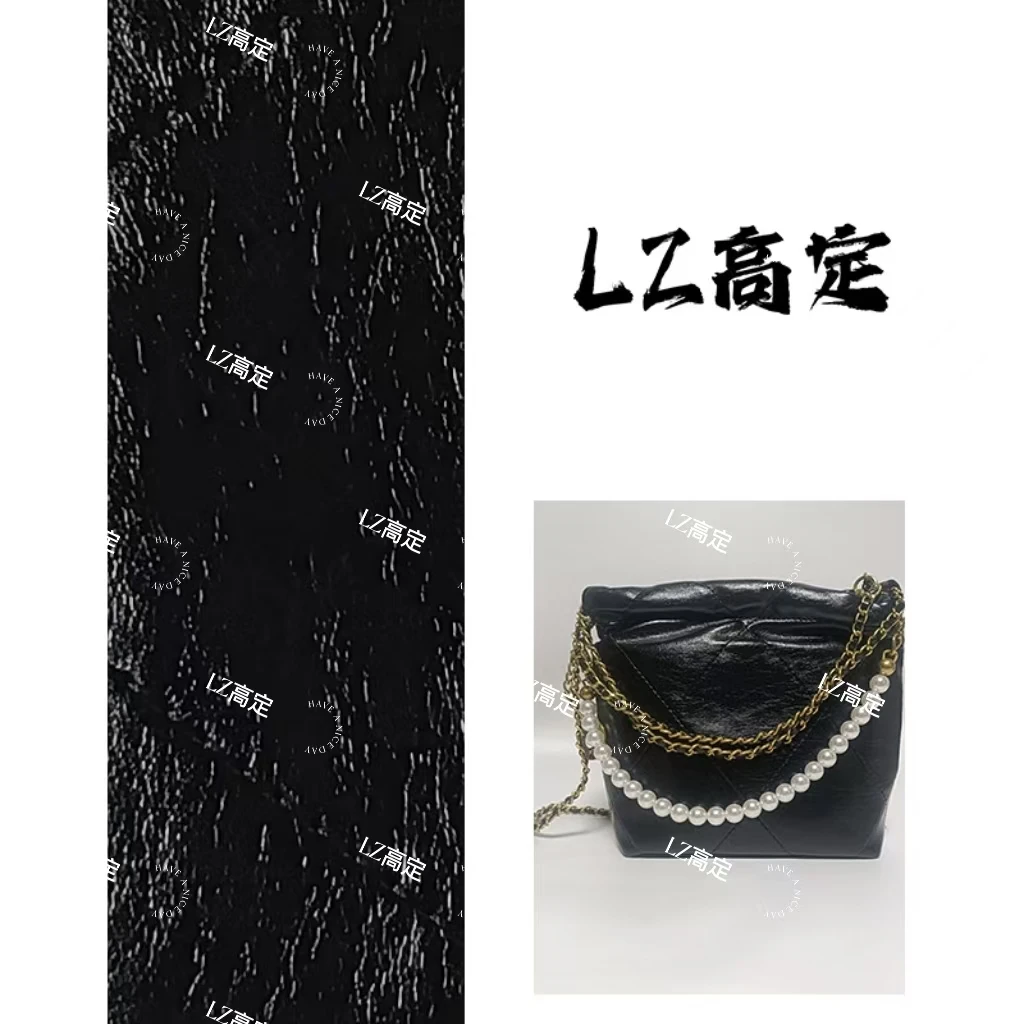 【LZ高定】高级感真皮菱格链条包女士2024新款小香风大容量单肩斜挎