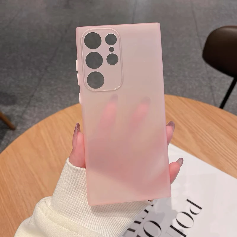 三星noteS22手机壳s22ultra磨砂21+超薄透明全包镜头20防摔保护套