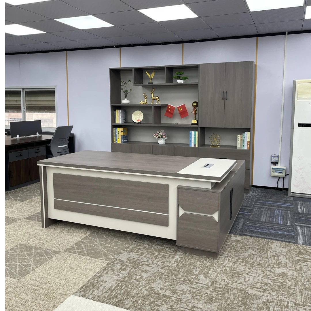 老板桌办公桌简约现代办公室大班台总裁桌子主管经理办公桌椅组合