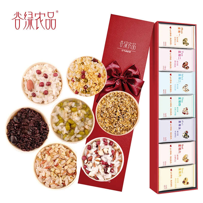 谷绿农品健康元气美龄粥五谷杂粮100g*28包礼盒装24年1月23日到期