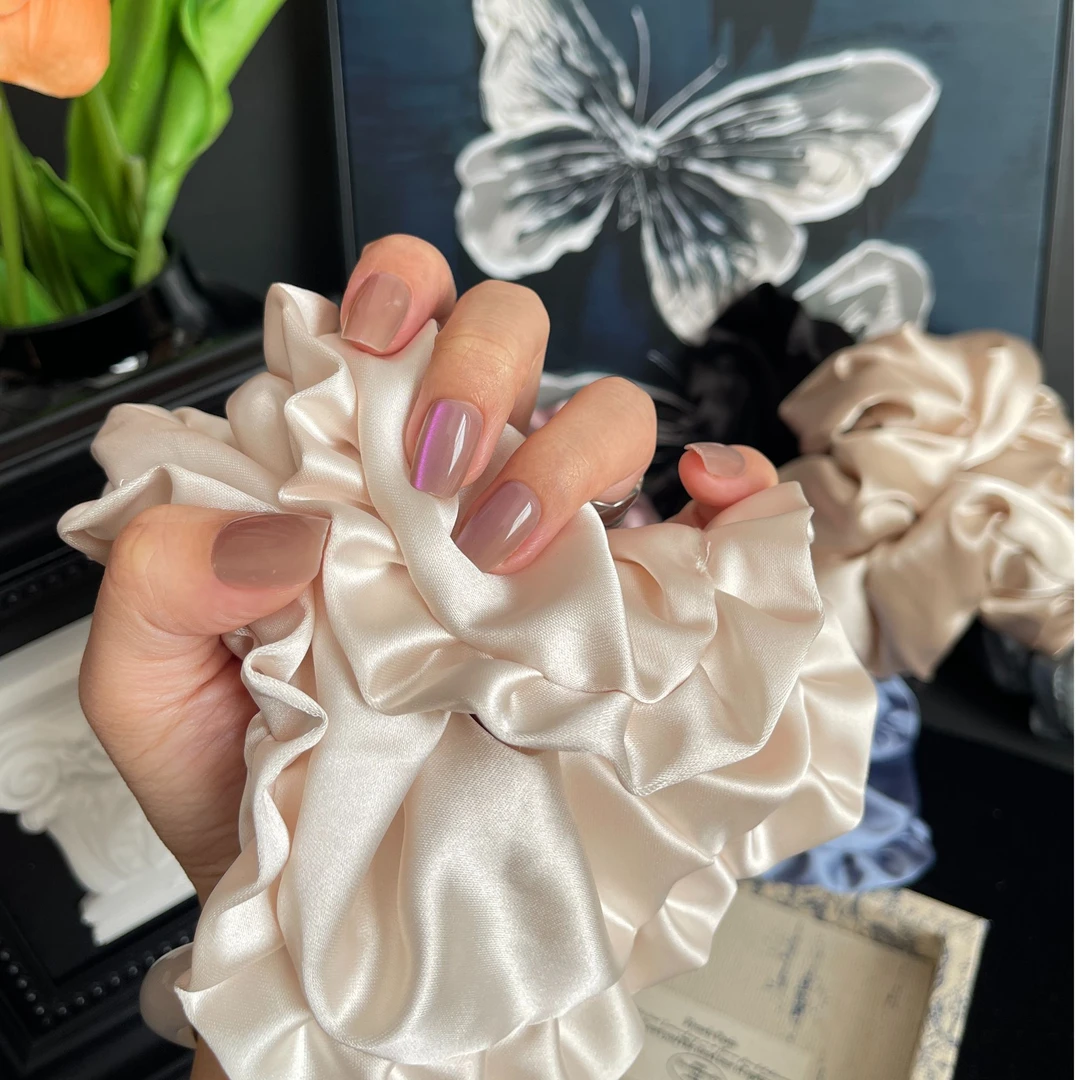 【Thankokay - 穿戴甲】工厂倒闭 轻奢高级感美甲甲片46紫色偏心