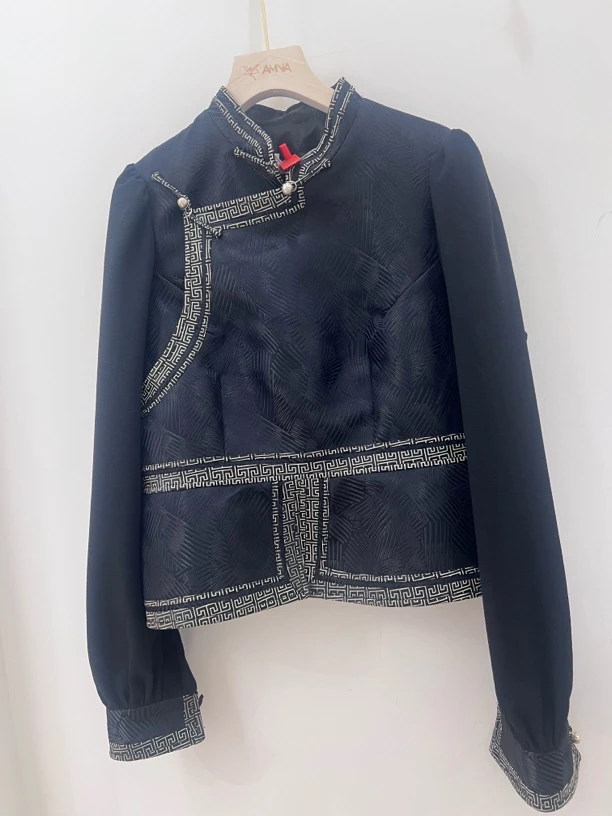 【阿泯娜】原创民族服饰 f2242 带袖马甲