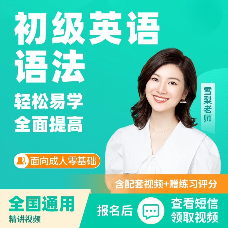 雪梨老师初级英语语法