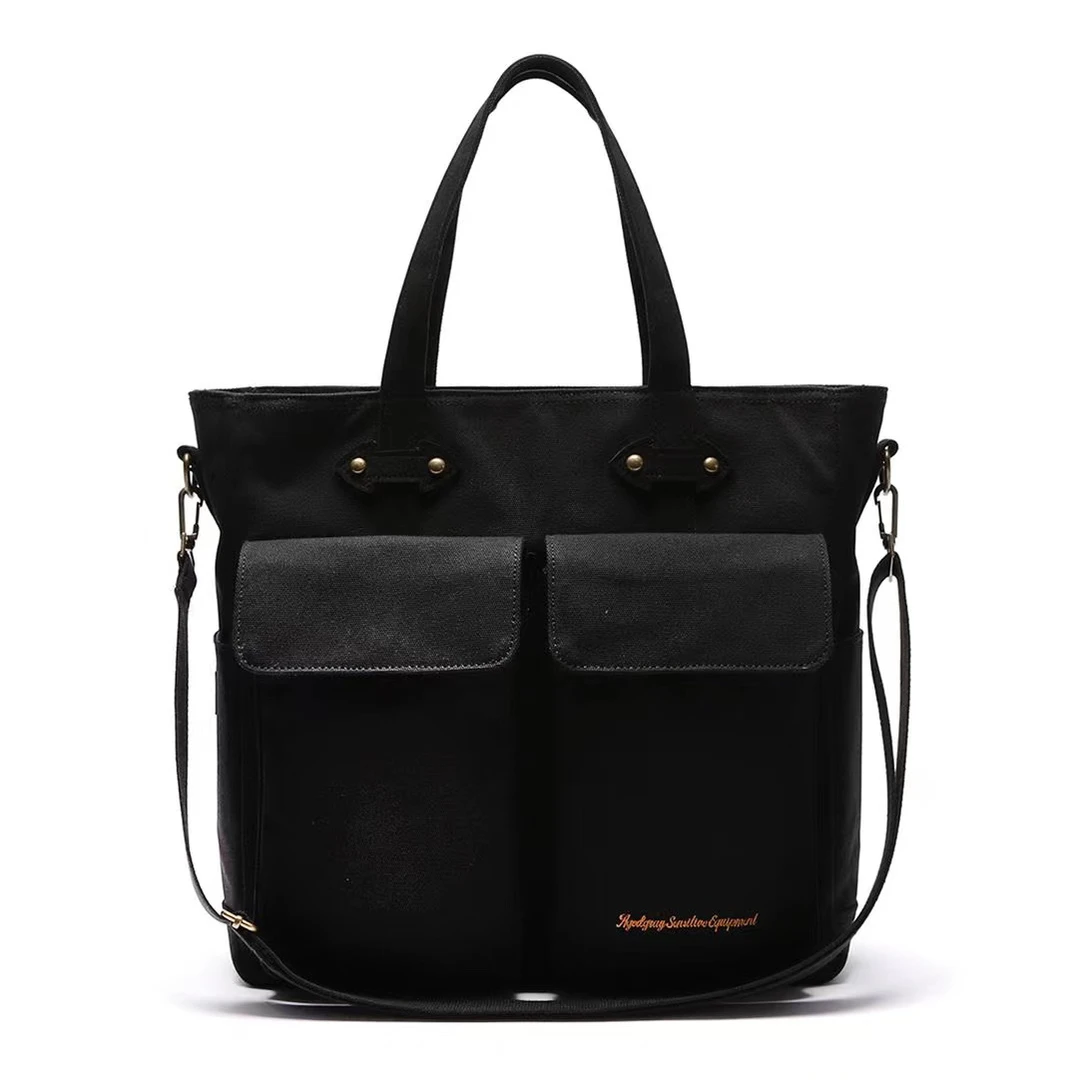 AGED GRAY韩国时尚帆布手提斜挎包包