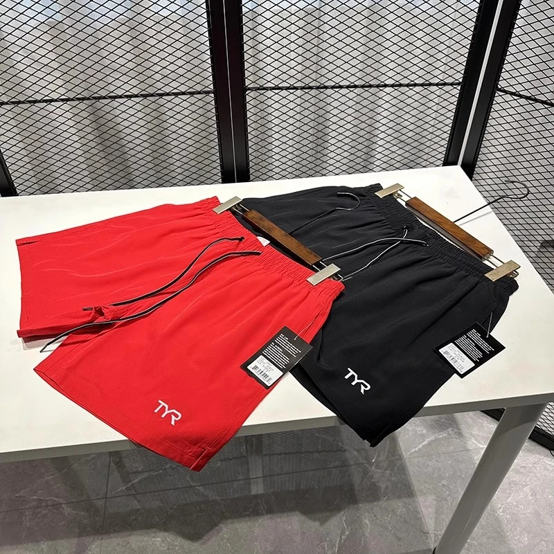 老美订单 欧码偏大 男款夏季沙滩游泳三分运动休闲短裤 网眼内衬