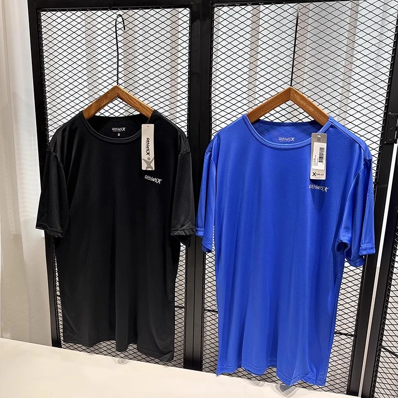 北欧订单 轻薄速干~基础款男士夏季跑步健身运动速干弹力短袖T恤