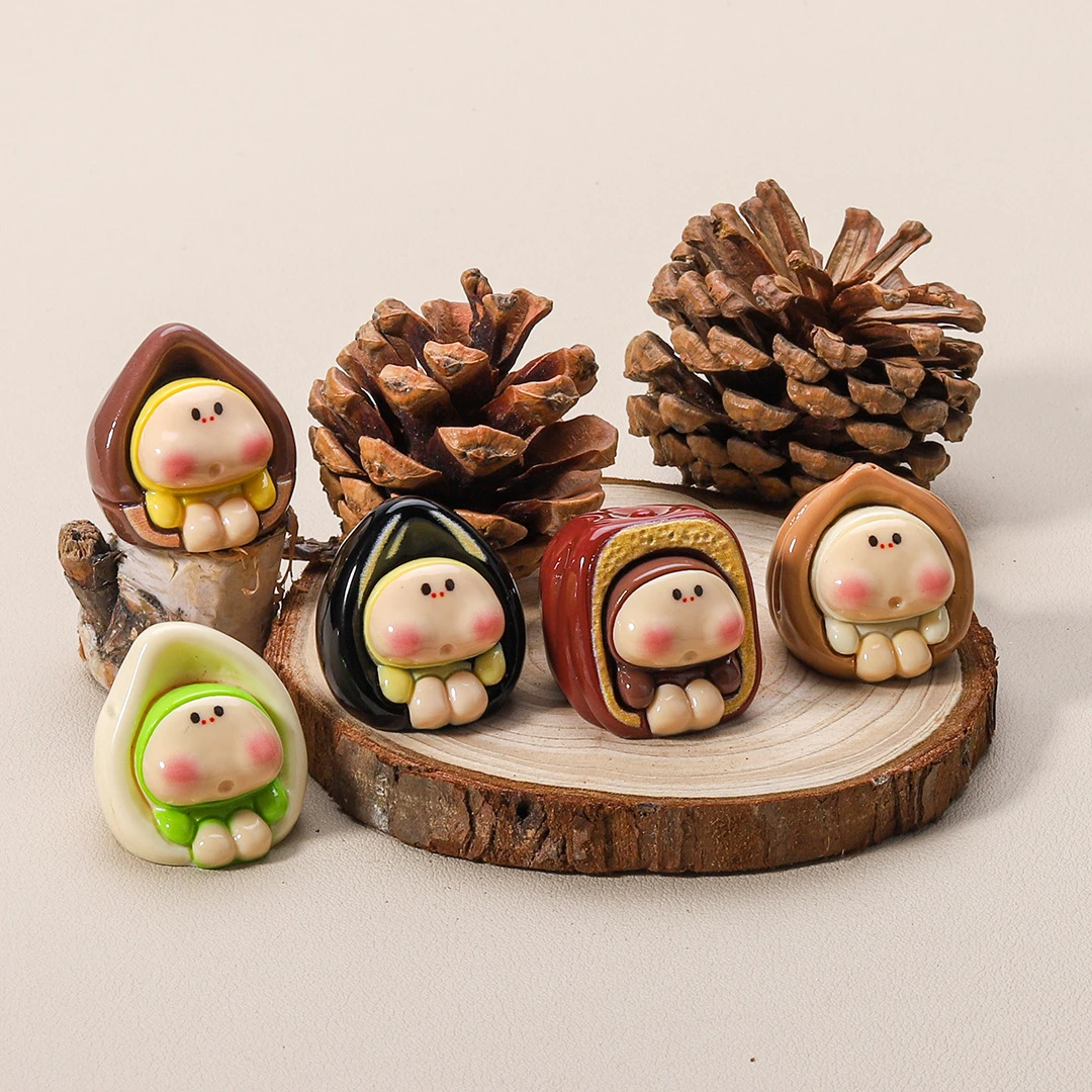 【直播拆对对碰】仿真坚果崽崽树脂盲袋diy摆件中控台摆件可爱公仔