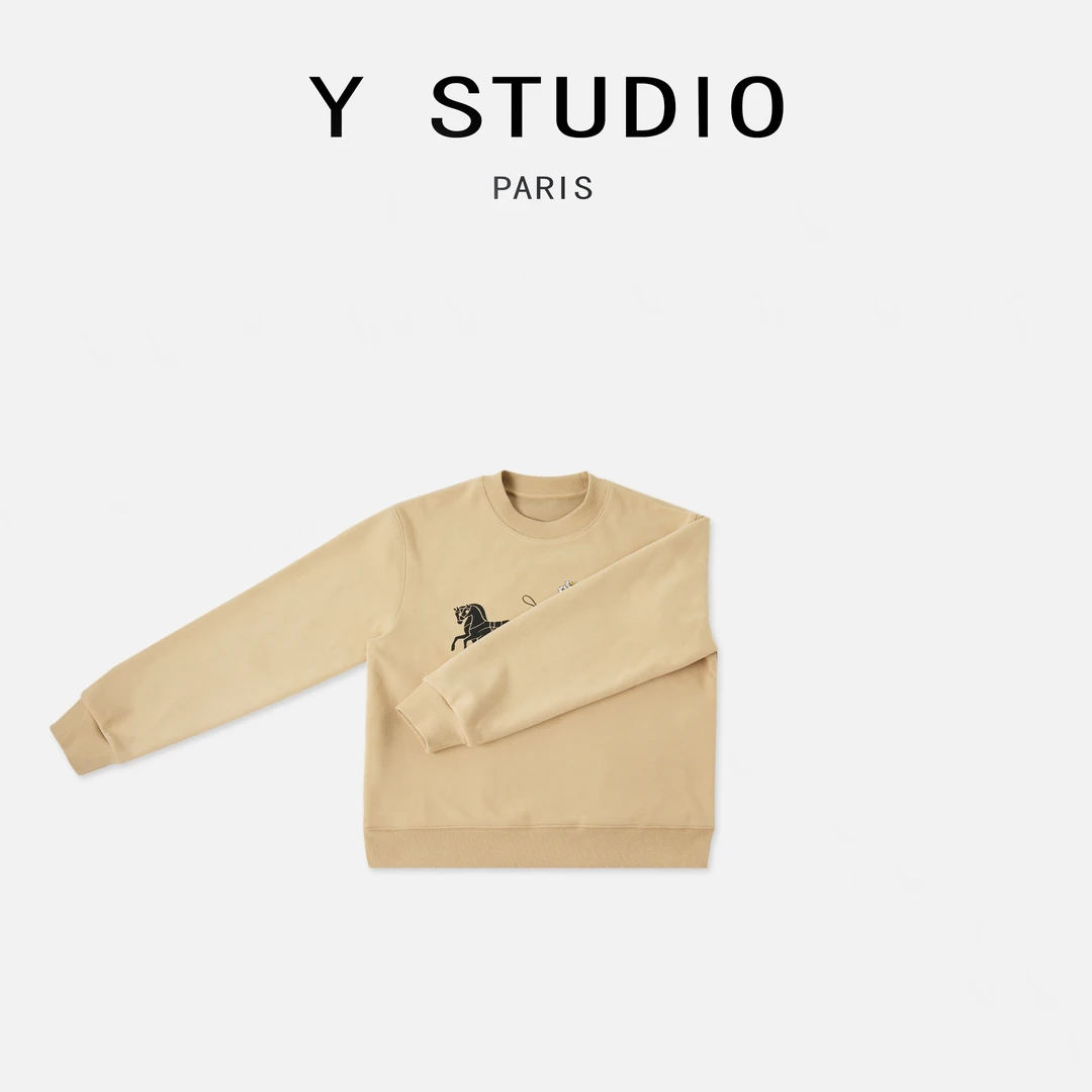 【大妮专属】（马车花园）2025冬季限定高街时尚气质圆领卫衣