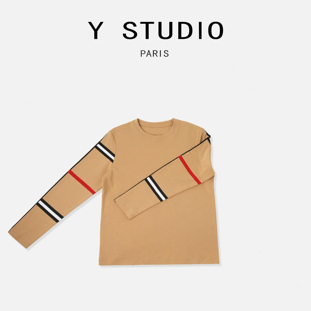 【大妮专属】（秋冬快乐）2025设计新款高街重工男女长袖T恤