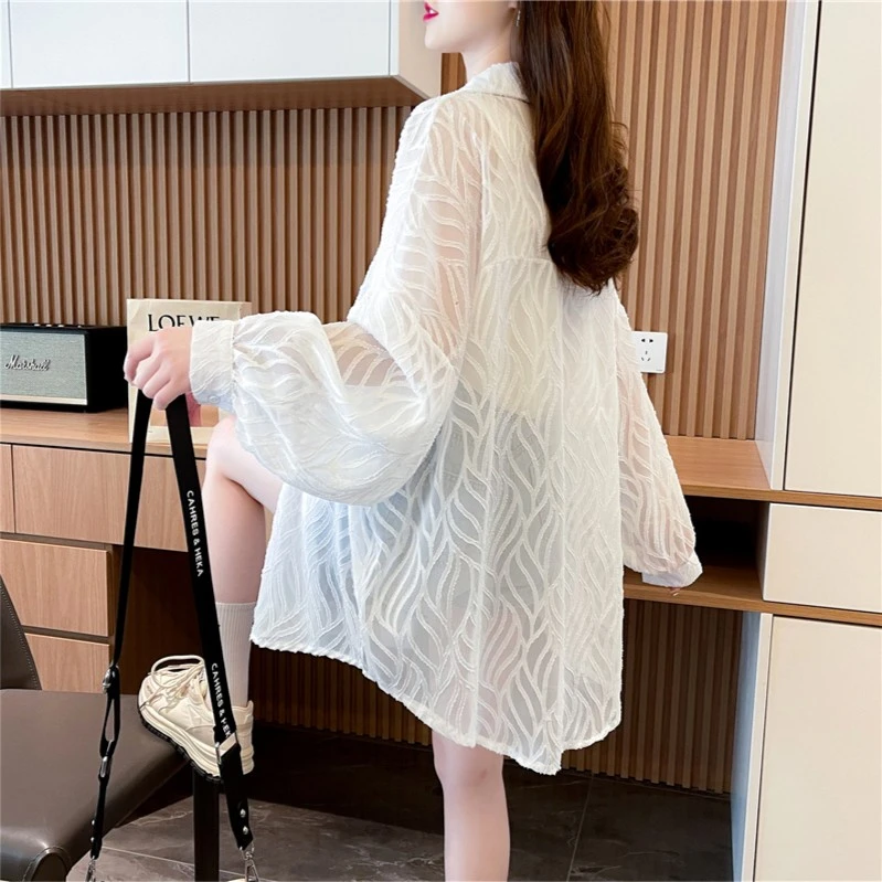 网红款防晒衣外套女夏季2023新款爆款洋气薄款长袖防晒衬衫外搭